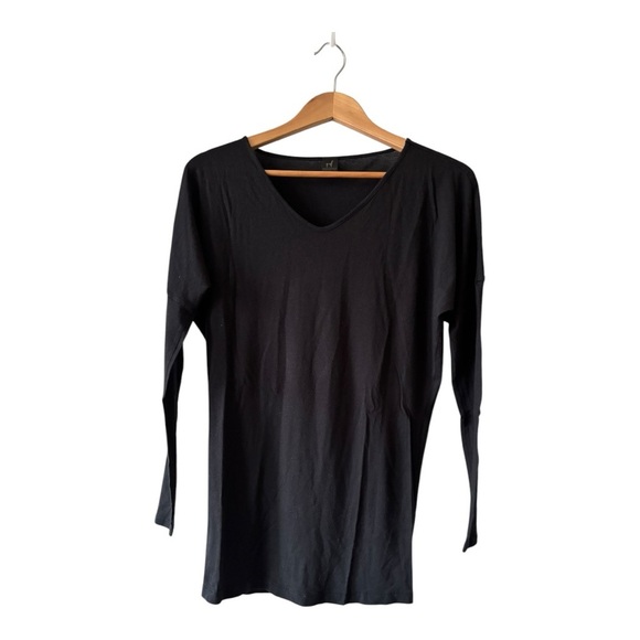 Peruvian Connection V Neck Layering Tee Women’s Size S - Picture 4 of 8